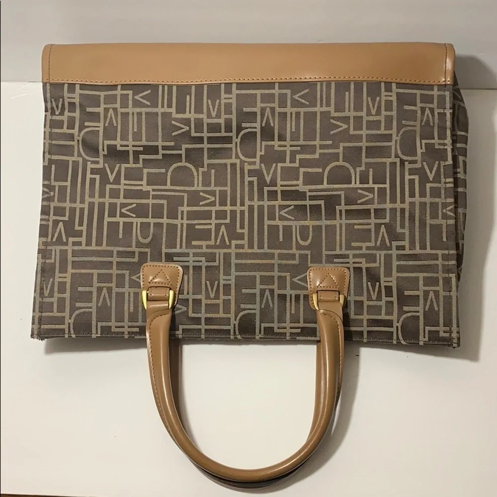 Diane Von Furstenburg monogram satchel bag